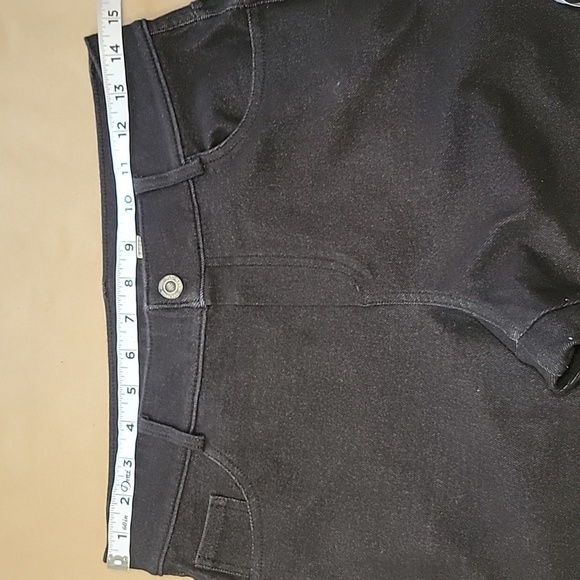 Yelete Size XL Black Skinnies Jeggings, Gently Used Condition - Picture 2 of 11